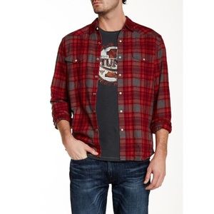Lucky Brand Plaid Long Sleeve California Fit Shirt